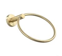 Toallero dorado cepillado rústico, acero inoxidable montado en la pared para uso eficiente en el baño