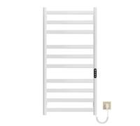 Toallero Eléctrico Baño, 285W, Radiador Toallero Eléctrico IPX4, Pantalla LED Táctil, Temporizador 0-9 H, Termostato Inteligente 30-70°C, Radiador Toallero Calefactable
