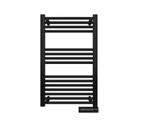 Cecotec Radiador Toallero Eléctrico Bajo Consumo ReadyWarm 9100 Smart Towel Black 500 W, Pantalla LED, Control táctil, Temporizador, 3 Modos de Funcionamiento, 2 Sistemas de Seguridad
