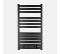 Toallero Eléctrico Cerámico VELEZ 2000W Negro Mando Distancia IPX4