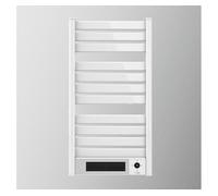 Cecotec Radiador Toallero Eléctrico Bajo Consumo Ready Warm 9770 Ceramic Towel White. Calefactor Cerámico Incorporado, 2000 W, Pantalla LED, Mando a Distancia, Temporizador, IPX4