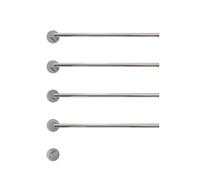 Toallero eléctrico de acero inoxidable, 5 varillas ocultas, secado termostático para baño de lujo, comodidad y experiencia de spa