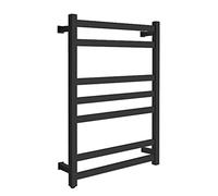 Toallero eléctrico de Pared de Acero Inoxidable 304 para baño, con cableado, Color Blanco, Calidad de SPA, Confort, Secado rápido.