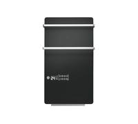 PUR LINE | Toallero Calefactor Eléctrico Negro ZAFIR V2000T B con Control WiFi, Display LCD Táctil - Toallero Eléctrico Bajo Consumo, Protección IP24 y Función 3 en 1 para Secado y Calefacción
