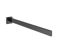 toallero emco cue, 1 brazo, rígido, 416mm, negro, 325013342