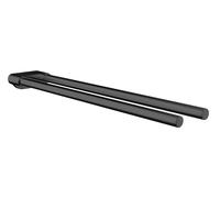toallero emco flow, 2 brazos, rígido, 430 mm, 275013343, color: negro