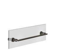 Toallero Gessi Inciso 450 mm, montaje en pared de cristal, 58615710, Color: PVD de latón