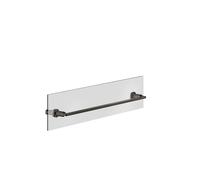 Toallero Gessi Inciso 600 mm, montaje en pared de cristal, 58617187, Color: Bronce antiguo
