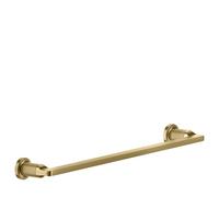 Toallero Gessi Inciso distancia central 45 cm, 58500727, Color: Latón cepillado PVD