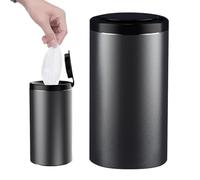 Toallero Humidificado - Dispensador De Toallitas De Baño, Dispensador De Toallitas De Maquillaje | Contenedor De Toallitas Único De Aleación De Aluminio, Elegante Accesorio Para Toallitas Redondas Da