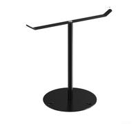 Toallero independiente sin taladro, soporte de baño para toallas enrolladas, cesta de almacenamiento de 27 x 16 x 26 cm (negro 1634#H)
