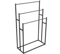 Toallero independiente - Soporte para toallas de baño y piscina de 3 niveles, gran capacidad para almacenamiento organizado, diseño duradero