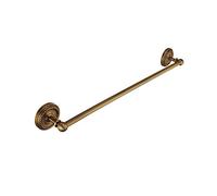 Toallero individual montado en la pared de latón antiguo con tallas trenzadas para baño, estilo vintage para toallas, albornoz, paños de cocina, en el baño