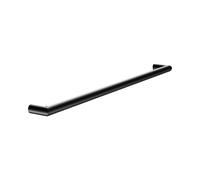 Toallero KEUCO REVA, profundidad 800mm, ganchuras integrados, 12801370800, Color: Negro Mate