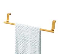 Toallero para colgar sobre el armario, toallero de acero inoxidable para colgar sobre la puerta, barra de toalla de cocina que ahorra espacio, soporte para toallas sin taladrar para apartamentos