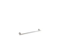 Toallero para cuarto de baño con bases redondas en acero cepillado Accesorios Tres