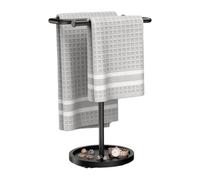 Toallero para Encimera Portajoyas en S de encimera | Toallero de mano vertical antideslizante para baño, cocina, apartamento, dormitorio, dormitorio, entrada, hotel, mueble