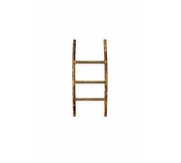 Toallero Pie Escalera Decorativa de Madera, Estilo Vintage/Rustico para el Hogar (3 peldaños)
