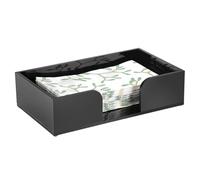 Toallero rectangular de acrílico para invitados bandeja decorativa para baño cambiador inodoro y mesa de cocina.