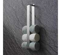 Toallero sin taladrar, toallero de Invitados Autoadhesivo, de Acero Inoxidable, Montaje en Pared, 42 cm