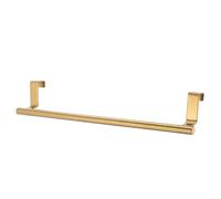 Toallero sobre la Puerta Barra para Toallas Soporte para Colgar Baño de Acero Inoxidable Gabinete de Cocina Blanco Negro Toallero Estante para Trapos Percha,Oro,S 23X6.2cm