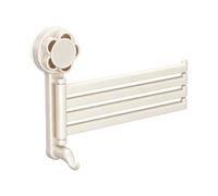 Toallero | Soporte de ducha con ventosa | Toallero múltiple | Para ducha, baño, inodoro, apartamento, residencia universitaria, caravana, puerta, manopla, ropa y calcetines