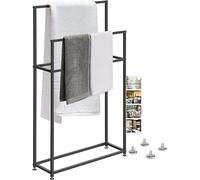 Toallero Standistudy para estudio, moderno toallero esmerilado con Hangirod para sala de estudio, despensa, 65 x 20 x 110 cm