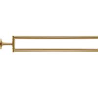 Toallero Starck T de Duravit, 2 brazos, 0099410400, Color: bronce cepillado