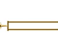 Toallero Starck T de Duravit, 2 brazos, 0099413400, Color: Oro pulido