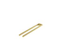 Toallero Steinberg Serie 480, 450 mm, 2 brazos, acero inoxidable, 4802550BG, Color: Oro cepillado