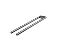 Toallero Steinberg Serie 480, 450 mm, 2 brazos, acero inoxidable, 4802550BGM, Color: Metal cepillado