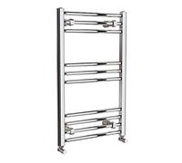 Toallero térmico cromado 500 x 800, radiador de baño montado en la pared, estilo escalera