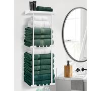 Toalleros de Baño Sin Taladro - Soporte para Toallero con Adhesivo Fuerte, Accesorio Baño Moderno,Toalleros de Baño, Ideal para Almacenamiento de Toallas en Cuartos de Baño
