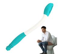Toallita cómoda de largo alcance | Herramientas ergonómicas para el inodoro | Ayuda flexible para el papel higiénico de la vida diaria ayuda a limpiar personal