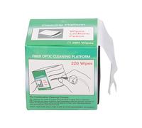 Toallita de limpieza de fibra óptica, plataforma limpiadora sin polvo con buena absorción de agua para alcance de fibra desnuda, 220 hojas