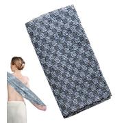 Toallita exfoliante de nailon, toalla de baño extralarga para la espalda, segura japonesa, para ducha, elimina las escamas de la piel (100 x 20 cm)