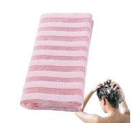 Toallita exfoliante para lavado de espalda | Toalla de cuerpo y espalda | Toalla exfoliante portátil con buena flexibilidad para cumpleaños, Navidad, regalo, hombres, mujeres, ducha Tsuchiya