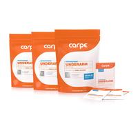 Toallitas antitranspirantes para axilas Carpe On-the-Go (paquete de 3 cajas) para bloquear el sudor, desodorizar y limpiar cuando est s en movimi