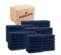 Toallitas de baρo Arkwright (paquete de 12) (caja de 60) Supersuaves, 100 % algodσn, 600 g/m², de secado rαpido y absorbentes, toallas de lujo pa