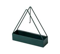 Toallitas de cocina Portarrollos portátil triangular bandeja de reciclaje soporte vertical para exteriores, piscina, patio, bandeja de bobina de fuego, bandeja para cajón de especias (verde, talla