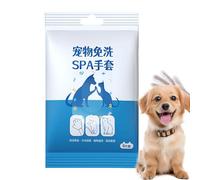 Toallitas de guantes para mascotas para perros - toallitas de aseo de mascotas, guantes de limpieza | Petsplaves Wipês Fôr Cats | 6 piezas de shedding wipês | No enjuague el guante de perros portátil