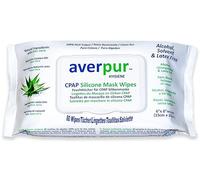 Toallitas de limpieza CPAP, 80 toallitas para mascarillas averpur ™ con aloe vera, 100% algodón puro