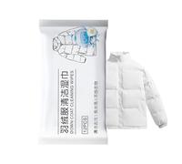 Toallitas de limpieza portátiles sin agua, cuidado de chaqueta acolchada, removedor rápido de manchas para ropa, limpieza de polvo y suciedad, comodidad extra, accesorio moderno de lavandería para