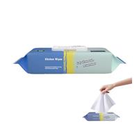 Toallitas De Limpieza, Toallitas Multiusos, Extra Fuertes Contra Las Manchas, Resellables, Húmedas Para Limpiar Superficies, Húmedas Para Suelos, Cocina, 60 Piezas