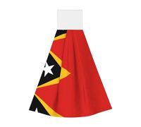 Toallitas de mano de terciopelo coral de la República Democrática de Timor-Leste, toallas colgantes para cocina, baño, camping, al aire libre y más, paños absorbentes