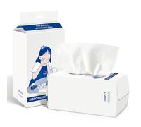 Toallitas Desechables Faciales, 200 Toallitas Limpiadoras Faciales, Toallitas Desmaquillantes de Algodón, para Piel Sensible, Toallitas para Bebés, Cuidado, Desmaquillante, Limpieza