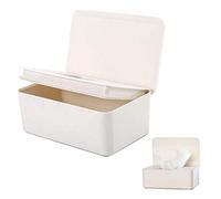 Toallitas Dispensador, Pañales de Bebé Mojado Tejido Caja Soporte Mantiene Toallitas Fresco con Tapa Sello, Fácil Abierta y Cerrar Limpie Contenedor para Escritorio Hogar - como Se Muestra, Free Size