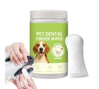 Toallitas es para Perros | Almohadillas De Limpieza Canina | Paquete De 50 Unidades para Frescar El Aliento De Mascotas Pequeñas Y Cuidado Delicado