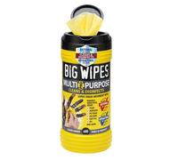 Toallitas grandes 2410 Toallitas grandes de plástico, toallitas de limpieza multiusos, 4 "x 4", negro, 80 piezas