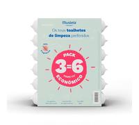 Toallitas húmedas de limpieza sin Perfume 3=6